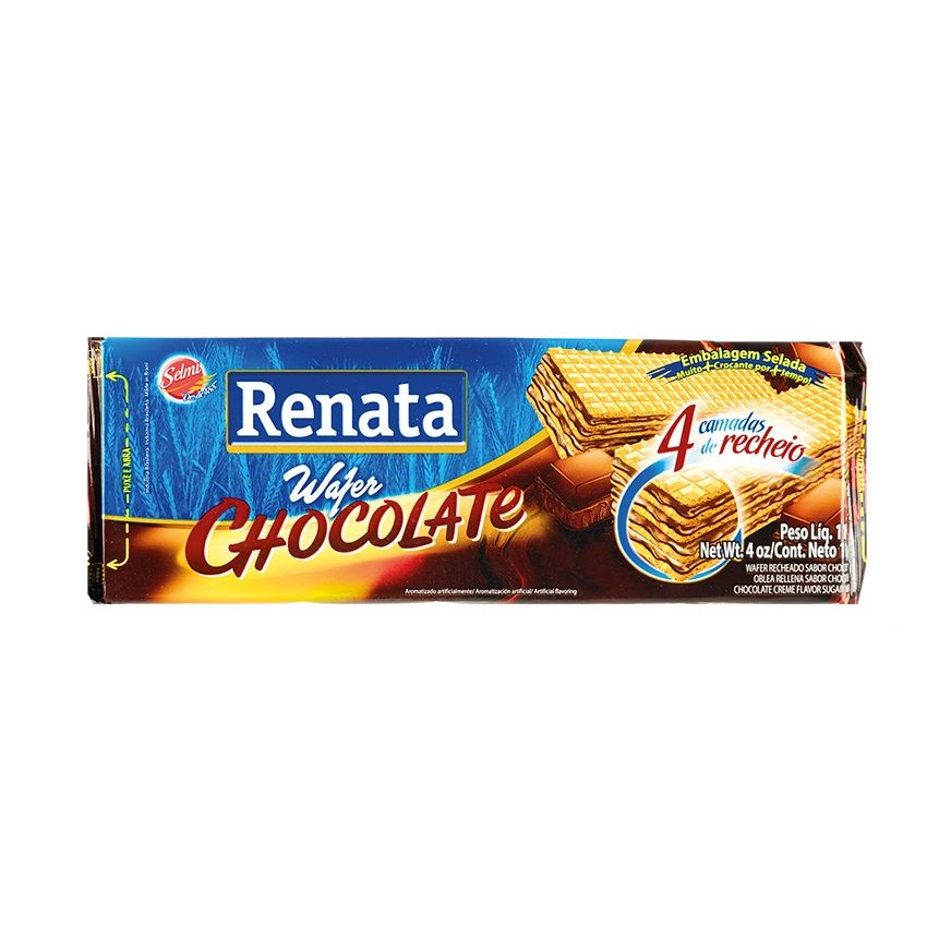 Renata Biscoito Wafer Recheado Chocolate (115 g)