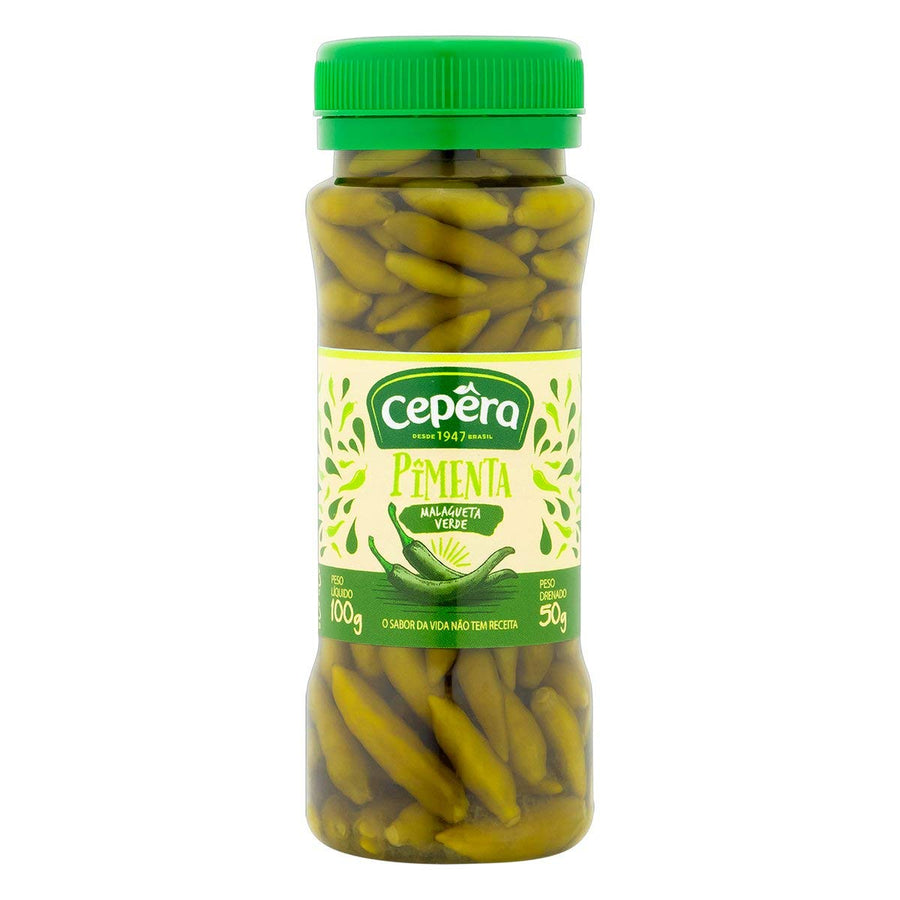 Pimenta Malagueta Verde em Conserva (100 g)