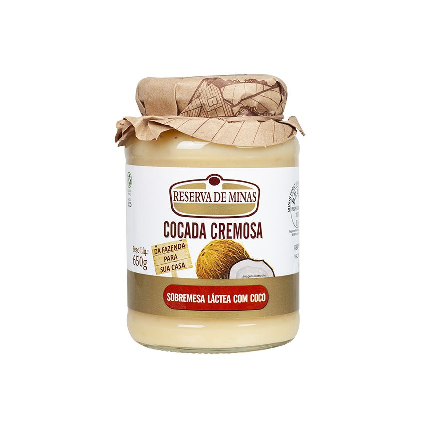 Reserva de Minas Cocada Cremosa 650 g – Brasilianische Kokoscreme