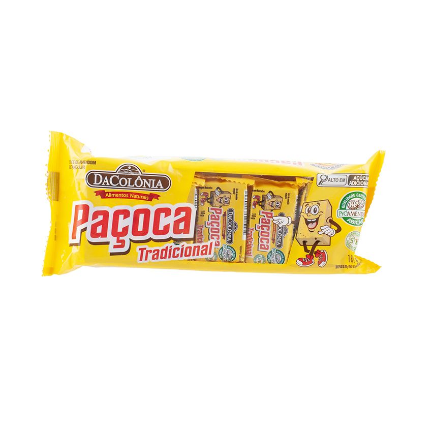 DaColônia - Paçoca Tradicional Retangular (180 g)