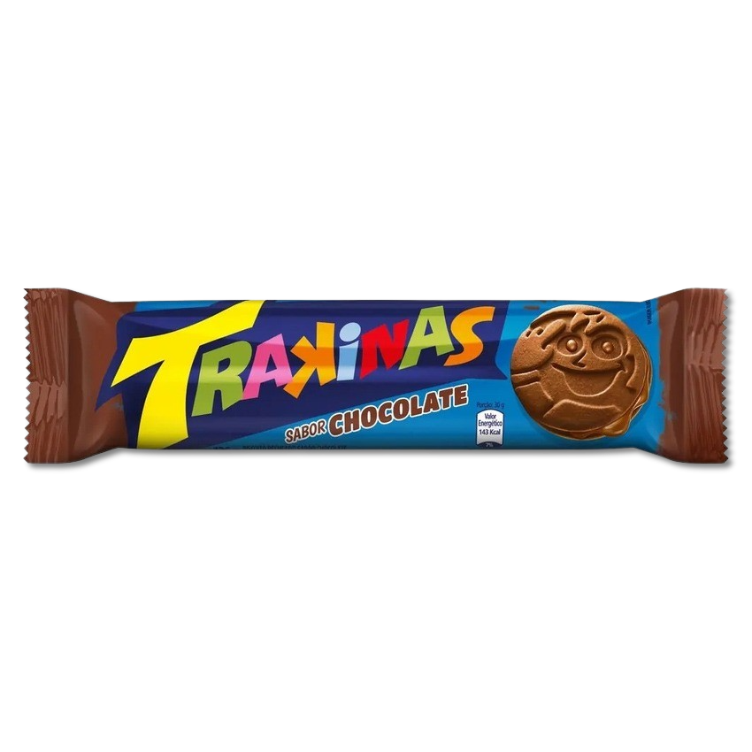 Trakinas - Biscoito Recheado Chocolate (126g)